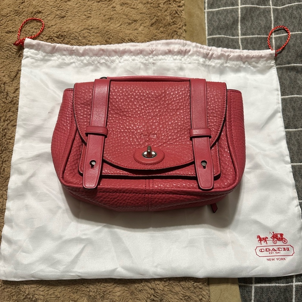 Coach Bleecker Mini Brooklyn Messenger Bag - Pink